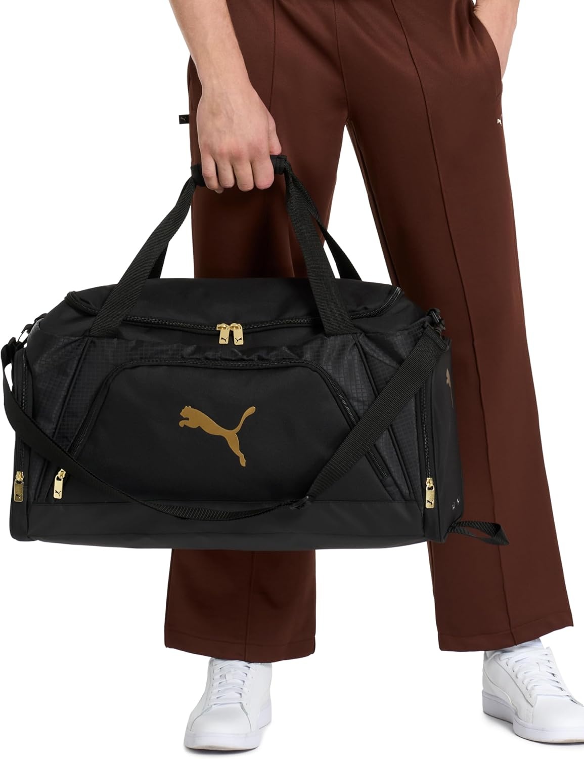 image:imagePUMA Accelerator Duffel Bag Black Traditional OSBlackSilver