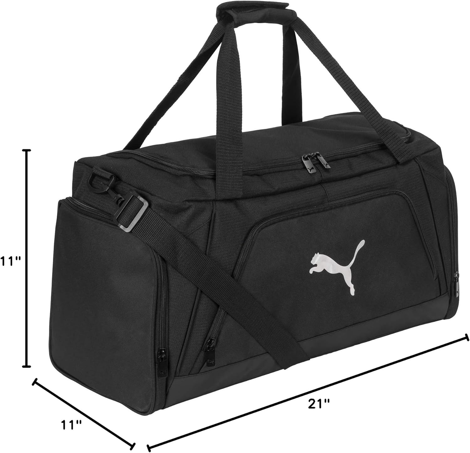 image:imagePUMA Accelerator Duffel Bag Black Traditional OSBlackSilver