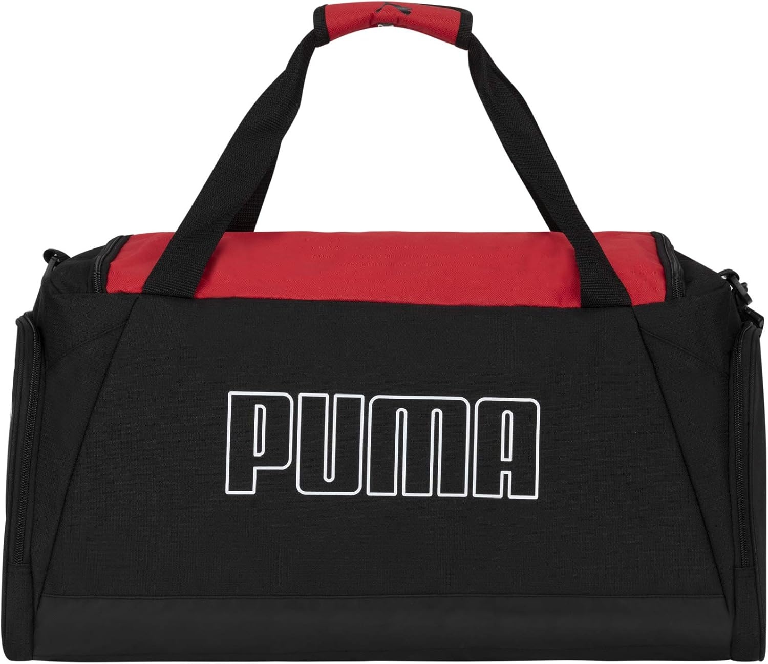 image:imagePUMA Accelerator Duffel Bag Black Traditional OSHigh Risk Red