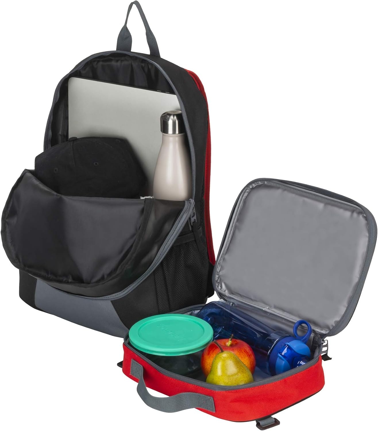 image:imagePUMA KIDS EVERCAT BACKPACK amp LUNCH KIT COMBOBlackGreyRed