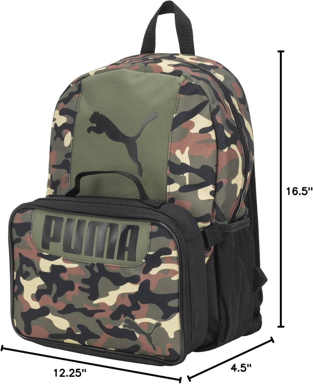 image:imagePUMA KIDS EVERCAT BACKPACK amp LUNCH KIT COMBOOlive