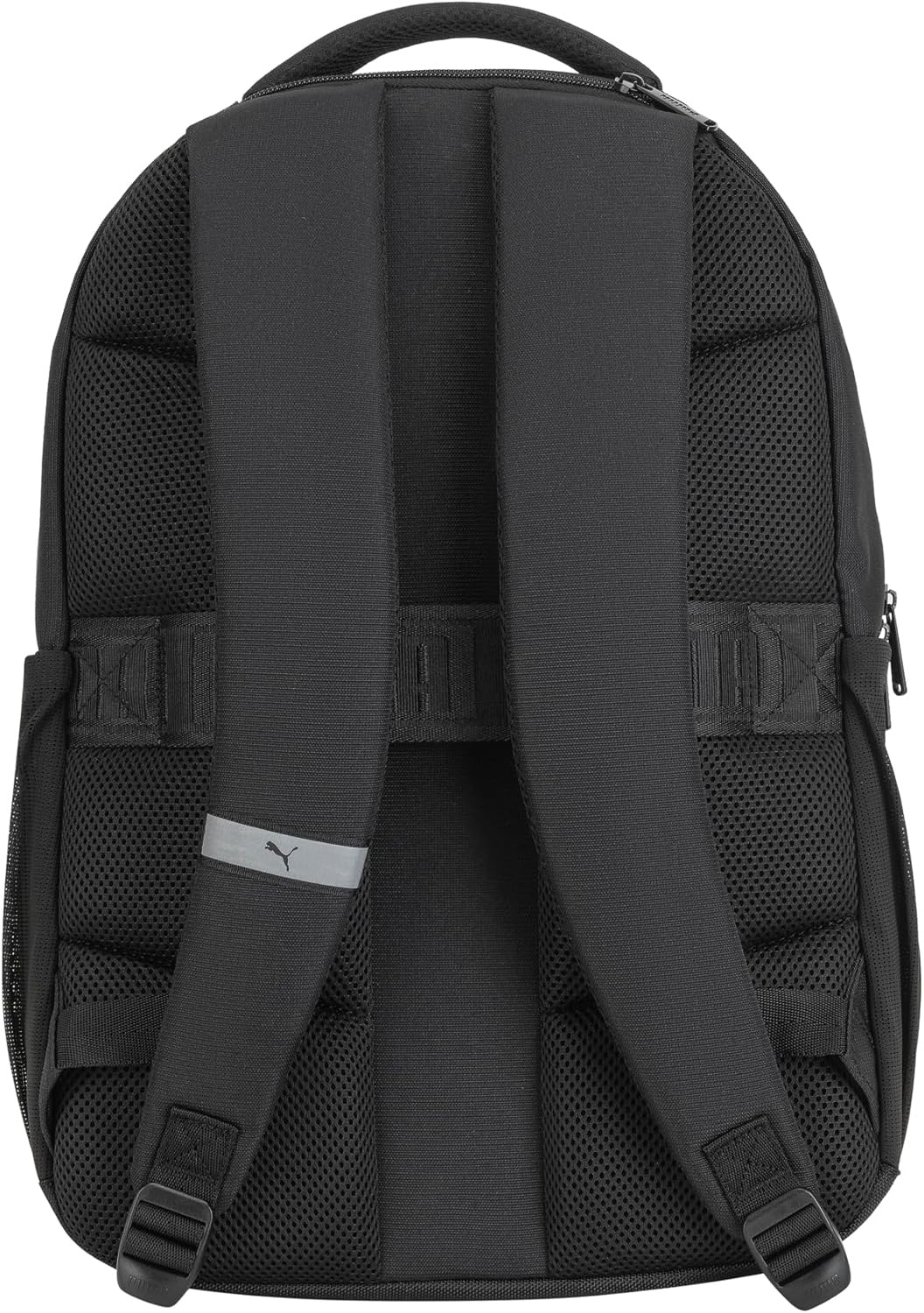 image:imagePUMA Prose Backpack with Padded Adjustable Straps Laptop Sleeve amp Water Bottle Pockets BlackSilver One SizeBlackSilver