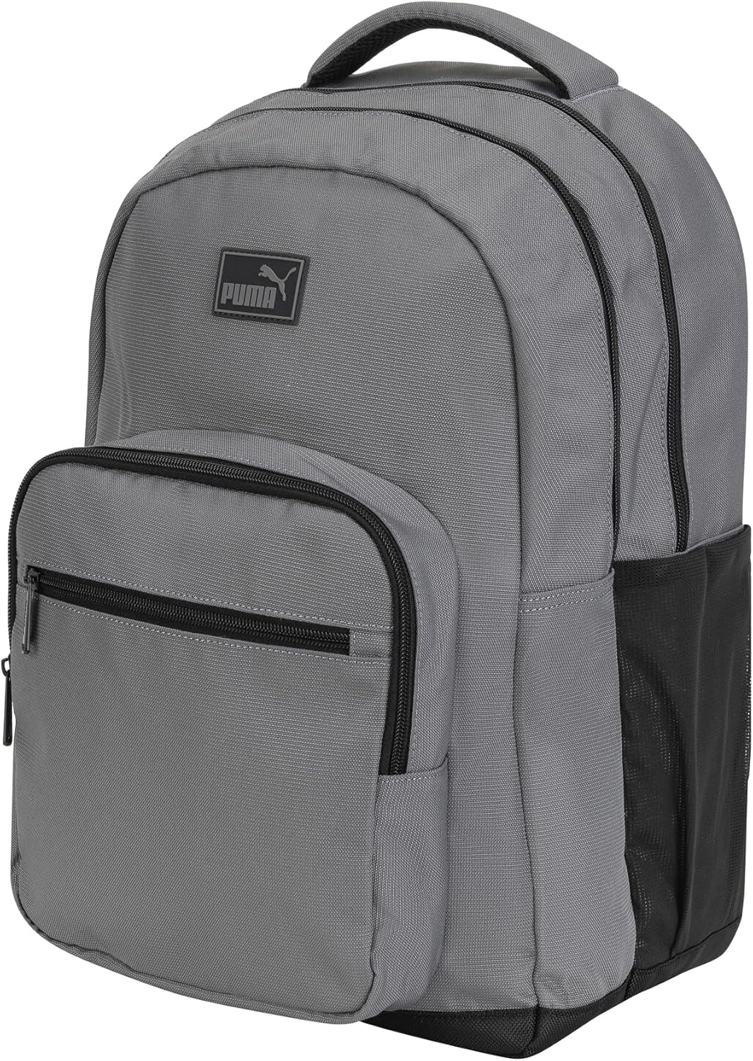 image:imagePUMA Prose Backpack with Padded Adjustable Straps Laptop Sleeve amp Water Bottle Pockets BlackSilver One SizeCast Iron
