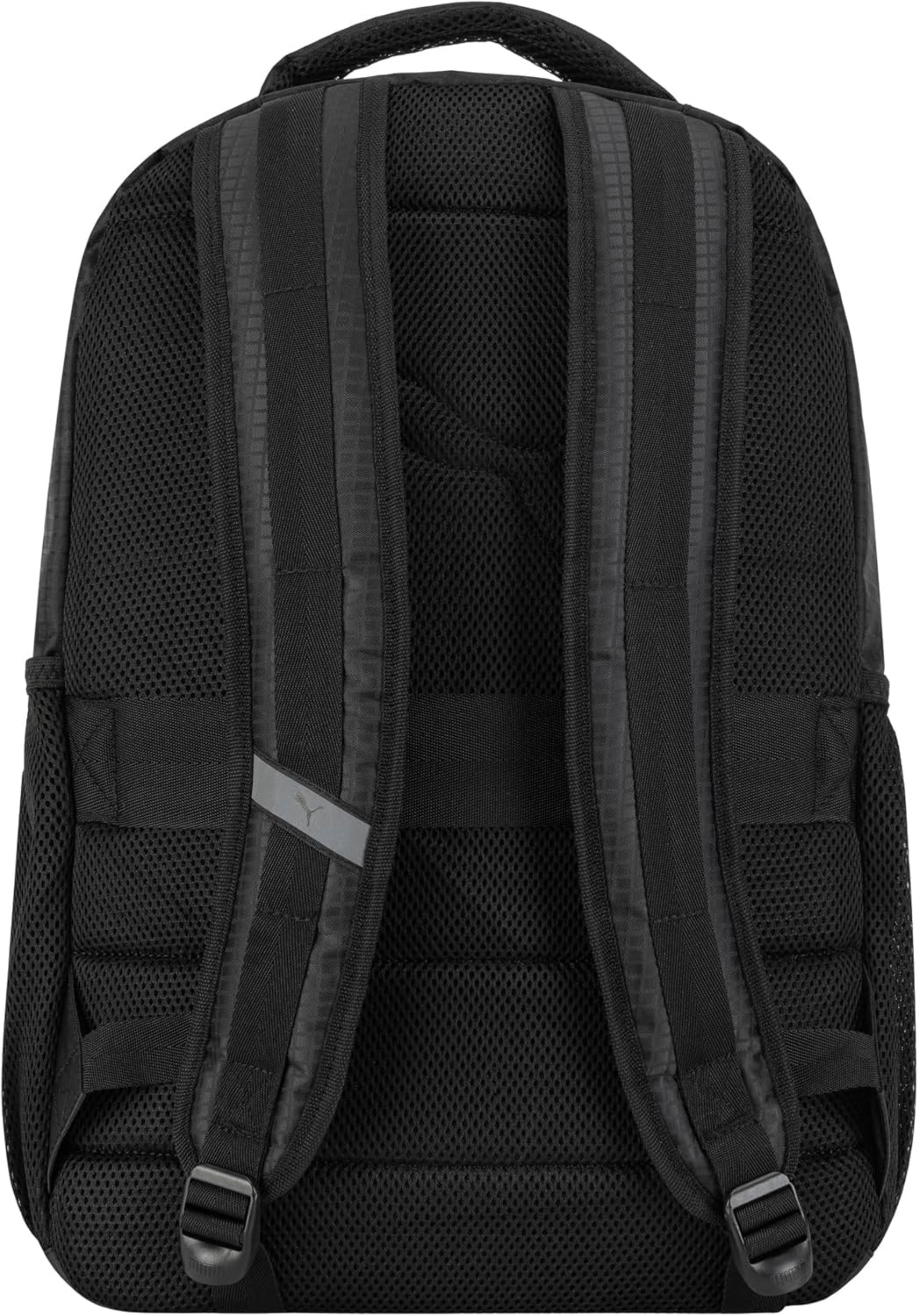 image:imagePUMA Strategy Ripstop Backpack with Padded Adjustable Straps Laptop Sleeve amp Water Bottle Pockets BlackWhite One SizeBlackWhite