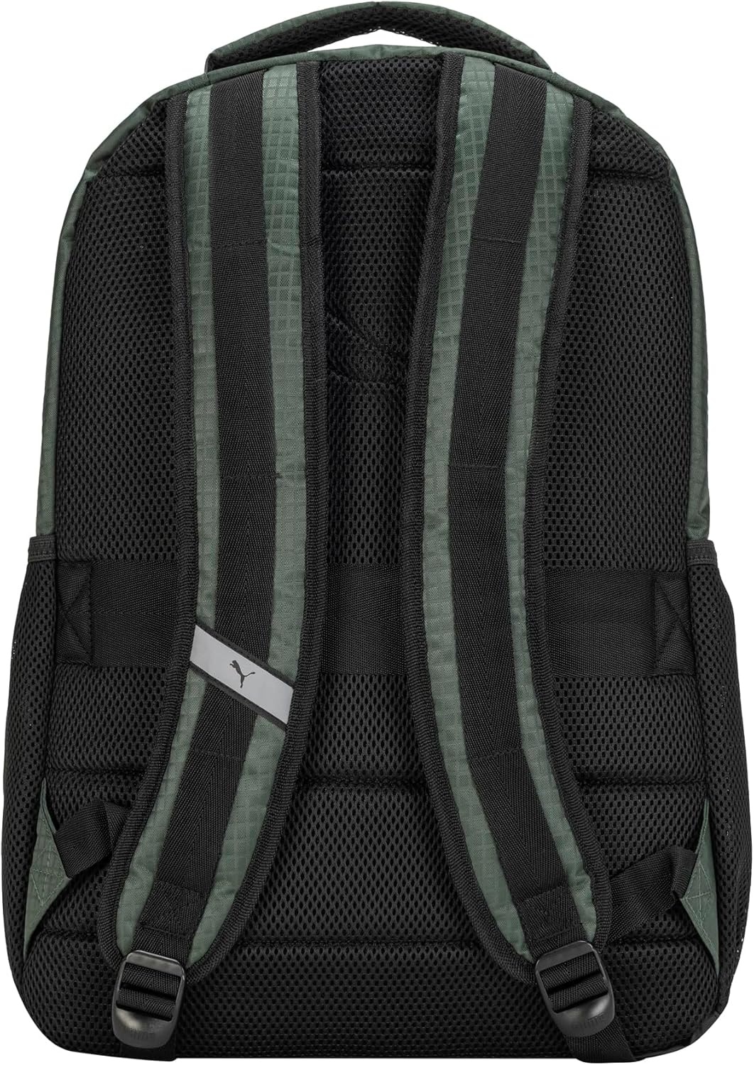 image:imagePUMA Strategy Ripstop Backpack with Padded Adjustable Straps Laptop Sleeve amp Water Bottle Pockets BlackWhite One SizeSycamore