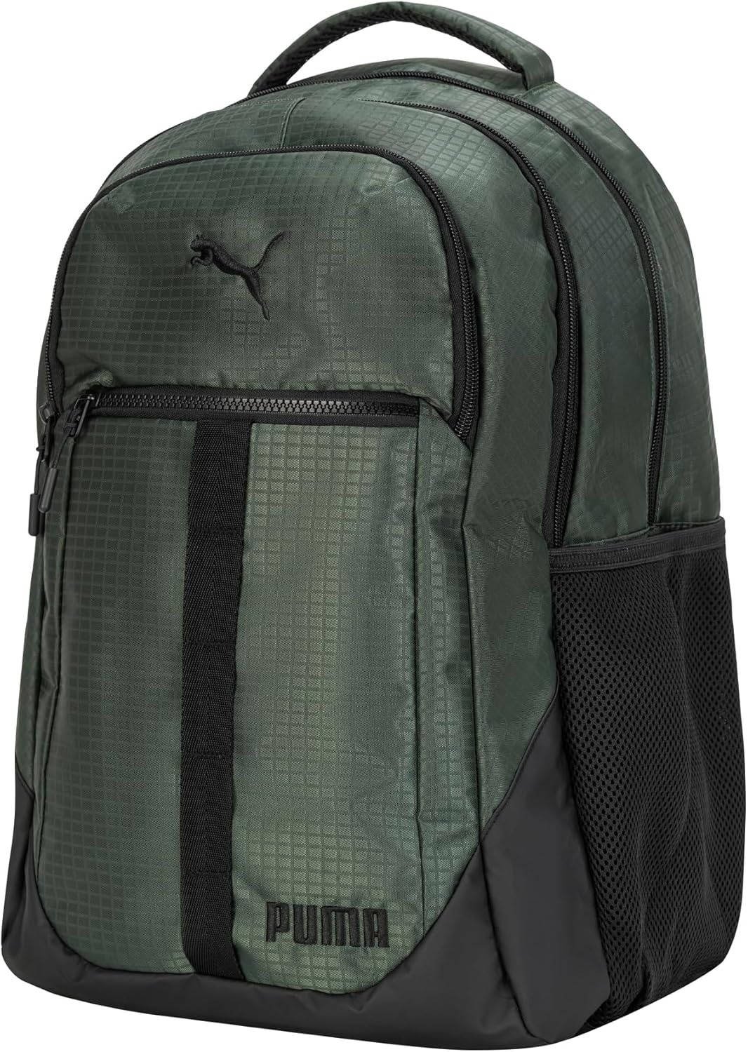 image:imagePUMA Strategy Ripstop Backpack with Padded Adjustable Straps Laptop Sleeve amp Water Bottle Pockets BlackWhite One SizeSycamore