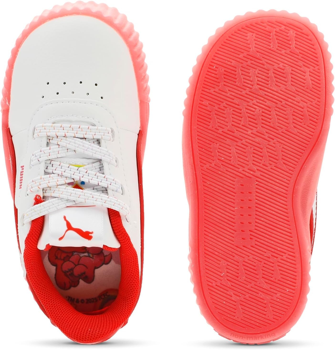 image:imagePUMA Toddler Girls X Care Bears X Sesame Street Carina 30 Slip On Sneakers Shoes Casual Pink WhitePuma Whiteactive Redpure Pink