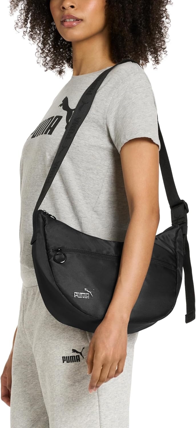 image:imagePUMA Womens All Day Crossbody Bag With Adjustable Strap amp Zip PocketsOlive