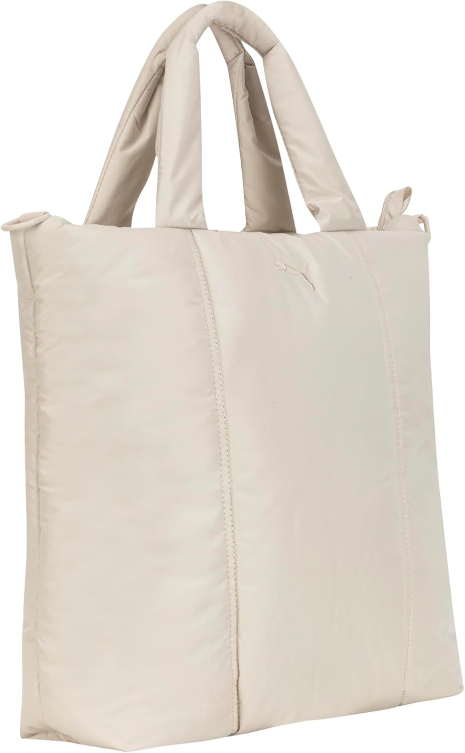 image:imagePUMA Womens Large Puffer Tote in Memory Cloth with Removable Strap amp Zip PocketsAlpine Snow
