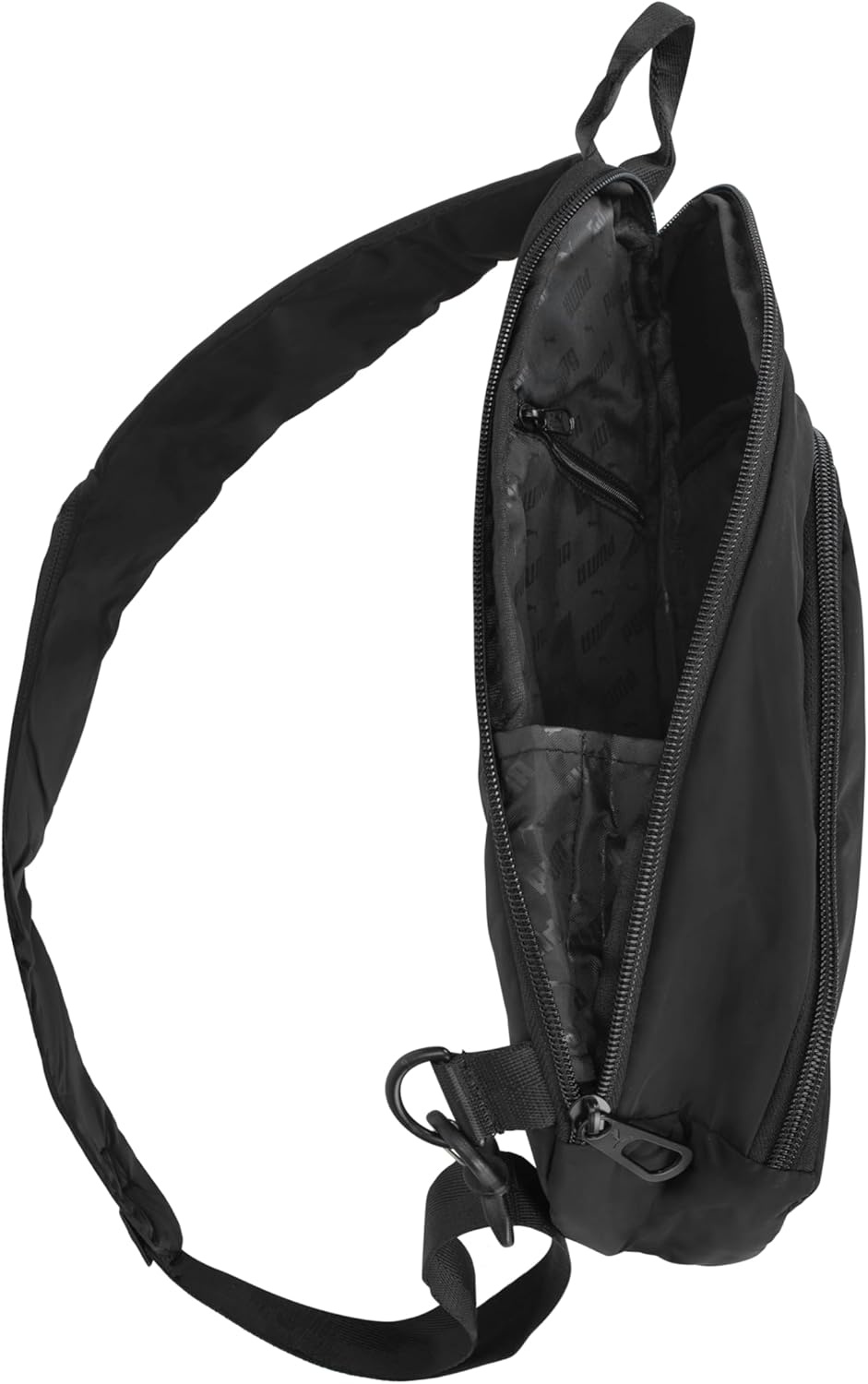 image:imagePUMA Womens Myriad Sling Sporty HandsFree Bag with Reversible Strap amp Dual Compartments Black One SizeBlack