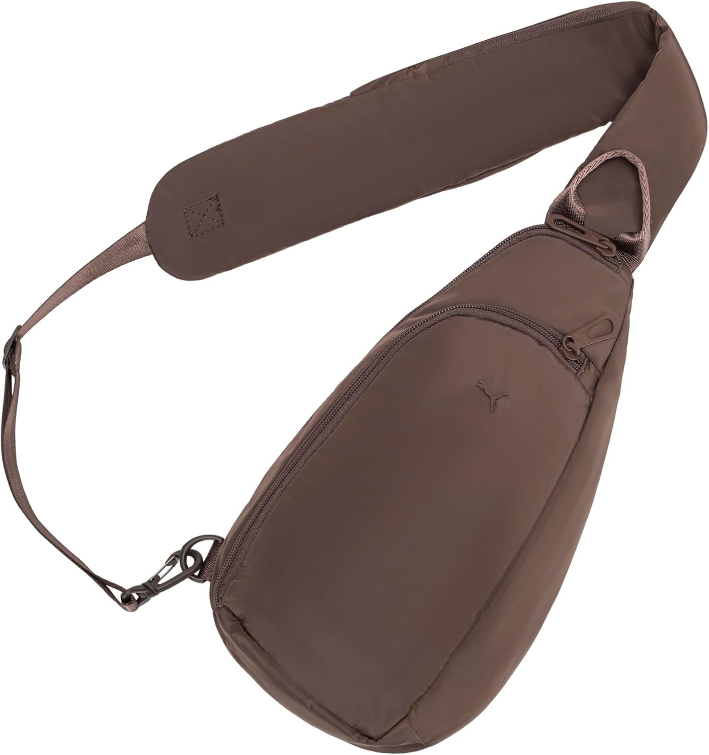 image:imagePUMA Womens Myriad Sling Sporty HandsFree Bag with Reversible Strap amp Dual Compartments Black One SizeFlat Brown