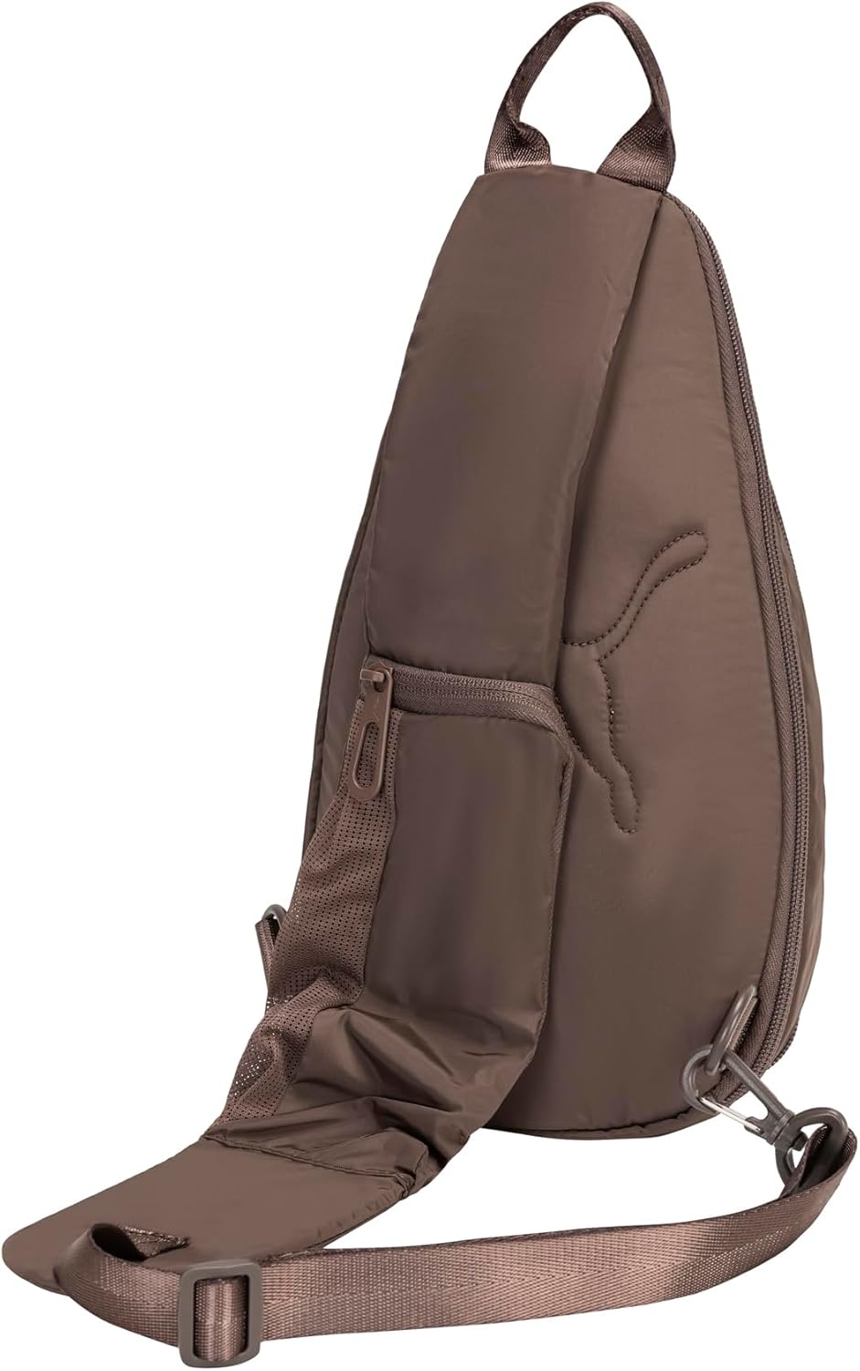 image:imagePUMA Womens Myriad Sling Sporty HandsFree Bag with Reversible Strap amp Dual Compartments Black One SizeFlat Brown