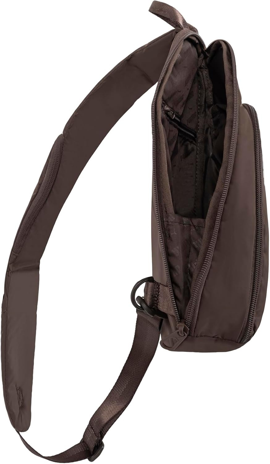 image:imagePUMA Womens Myriad Sling Sporty HandsFree Bag with Reversible Strap amp Dual Compartments Black One SizeFlat Brown