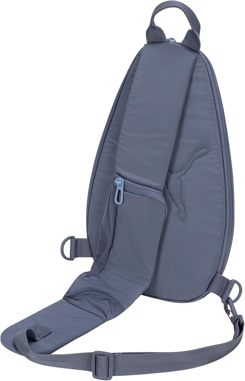image:imagePUMA Womens Myriad Sling Sporty HandsFree Bag with Reversible Strap amp Dual Compartments Black One SizeGrey SkySnow Mountain Blue