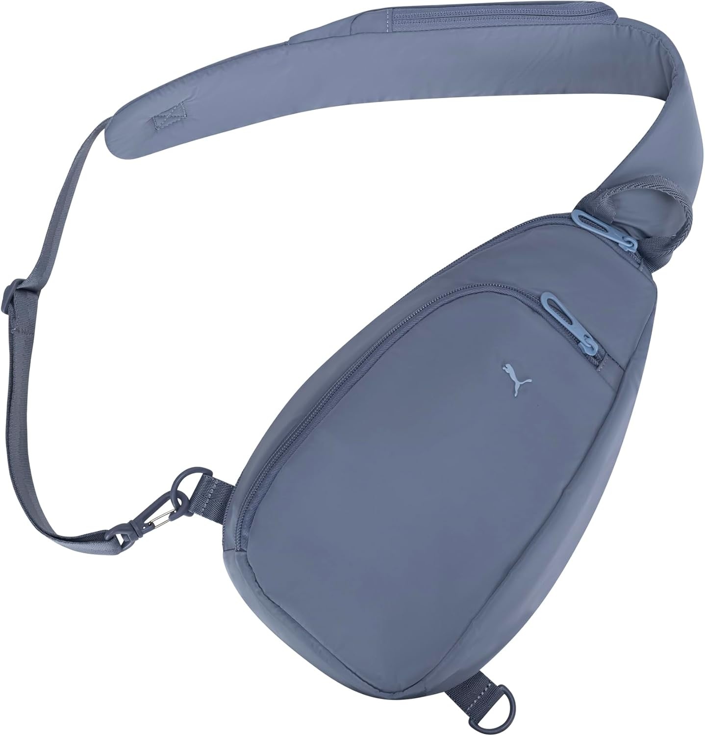 image:imagePUMA Womens Myriad Sling Sporty HandsFree Bag with Reversible Strap amp Dual Compartments Black One SizeGrey SkySnow Mountain Blue