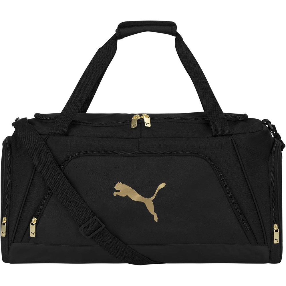 image:imagePUMA Accelerator Duffel Bag Black Traditional OSBlackGold