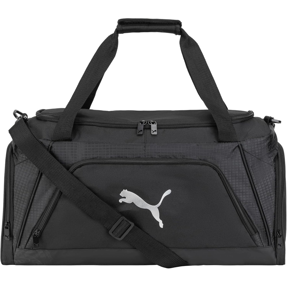 image:imagePUMA Accelerator Duffel Bag Black Traditional OSNew SilverBlack