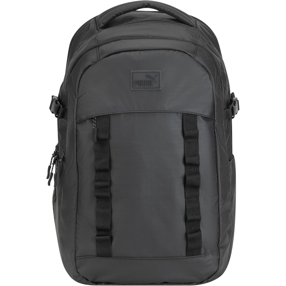 image:imagePUMA Coated Range Backpack with Padded Back amp Adjustable Straps Luggage Strap amp Laptop Sleeve Black One SizeBlack