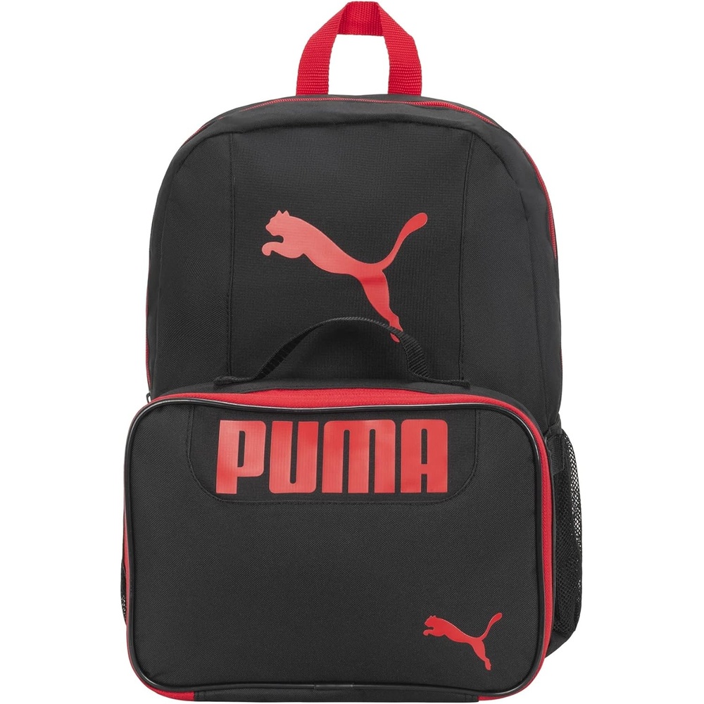 image:imagePUMA KIDS EVERCAT BACKPACK amp LUNCH KIT COMBOBlackRed