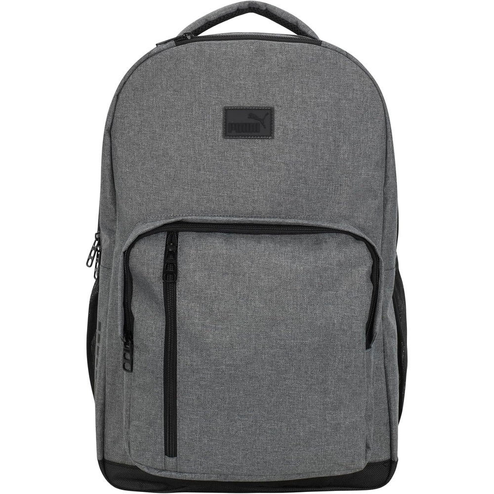 image:imagePUMA Prose Backpack with Padded Adjustable Straps Laptop Sleeve amp Water Bottle Pockets Grey One SizeGrey