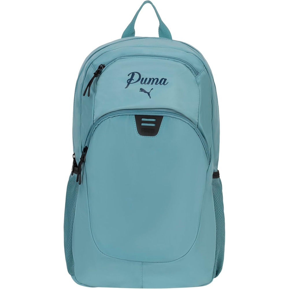image:imagePUMA Womens Poppy Backpack BlackSilver One SizeBaltic SeaBlue Jewel