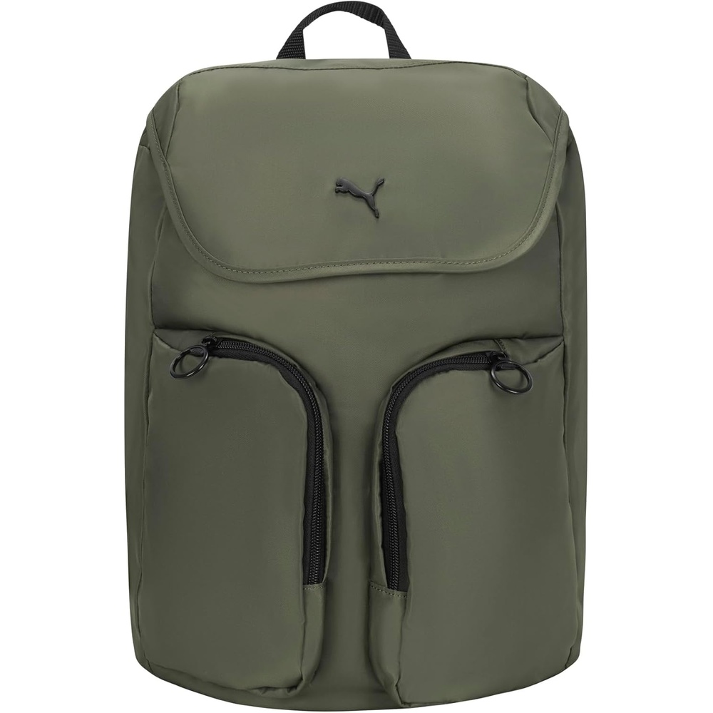 image:imagePUMA Womens Rival Rucksack Backpack with Drawcord Closure amp Zip Pockets Brown One SizeGreen