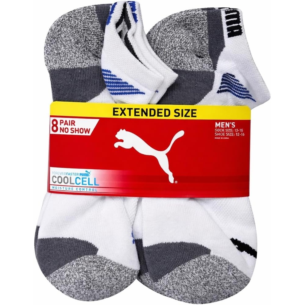 image:imagePUMA mens Low Cut Socks 8packWhite