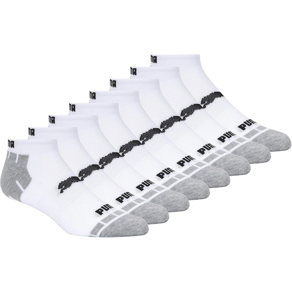 image:imagePUMA mens Low Cut Socks 8packWhiteGrey