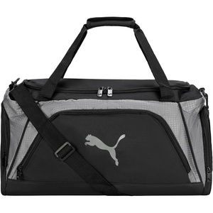 PUMA Accelerator Duffel Bag, Black Traditional, OS(Cast Iron/Black)