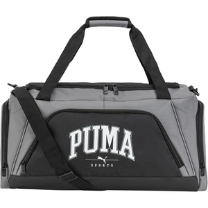 PUMA Accelerator Duffel Bag, Black Traditional, OS(Cast Iron/Black/White)