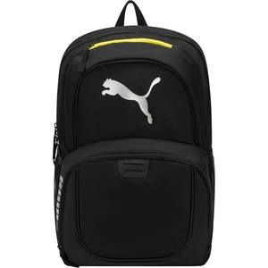 PUMA Classic Core Backpack, Black Combo, OS(Black/Lux Lime)