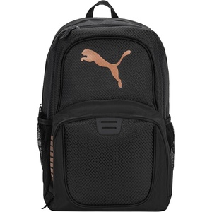 PUMA Classic Core Backpack, Black Combo, OS(Black/Rose)