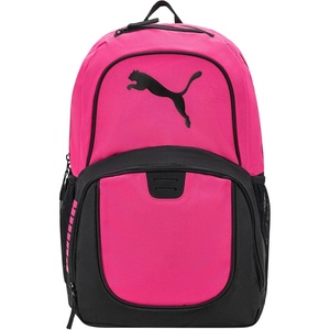 PUMA Classic Core Backpack, Black Combo, OS(Bright Pink)