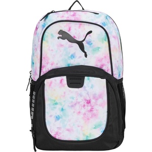 PUMA Classic Core Backpack, Black Combo, OS(Rainbow)