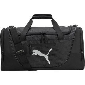 PUMA Contender Duffel Bag with Removable Strap & Shoe Pocket(Black)