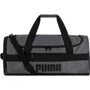 PUMA Demand Duffel Bag, Black Traditional, OS(Cast Iron/Black)