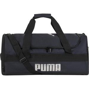 PUMA Demand Duffel Bag, Black Traditional, OS(New Navy/Black/Silver)