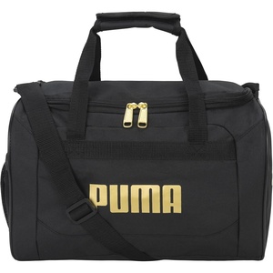 PUMA Kids’ Transformation 14″ Duffel Bag(Black/Gold)