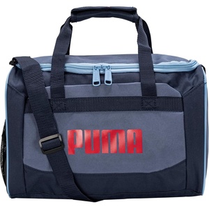 PUMA Kids’ Transformation 14″ Duffel Bag(Navy/Red)
