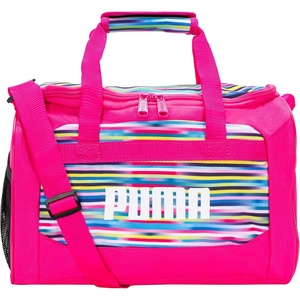 PUMA Kids’ Transformation 14″ Duffel Bag(Pink/Multi)