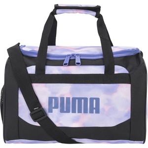 PUMA Kids’ Transformation 14″ Duffel Bag(Purple/Hazy Blue)