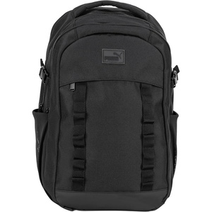 PUMA Range Backpack with Padded Straps, Laptop Sleeve & Luggage Strap, Black, One Size(Black)