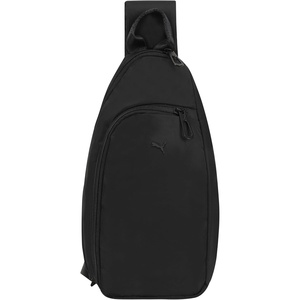 PUMA Women’s Myriad Sling, Sporty Hands-Free Bag with Reversible Strap & Dual Compartments, Black, One Size(Black)