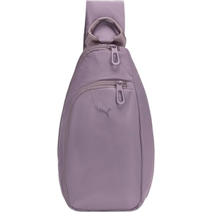 PUMA Women’s Myriad Sling, Sporty Hands-Free Bag with Reversible Strap & Dual Compartments, Black, One Size(Plum Jam)