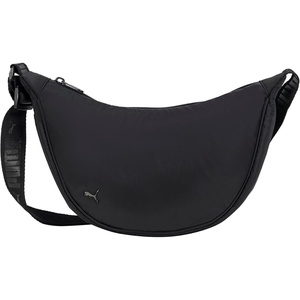 PUMA Women’s Neighborhood Nylon Crossbody Bag with Adjustable Strap & Zip Pockets(Black Traditional)