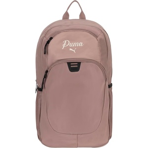 PUMA Women’s Poppy Backpack, Black/Silver, One Size(Sandstone/Alpine Snow)