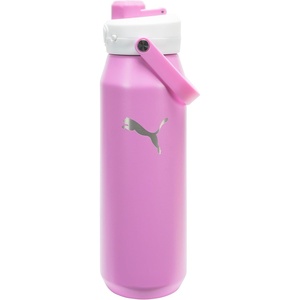 PUMA unisex-adult 32oz Insulated Stainless Steel Water Bottle With Carry Handle(Pixel Pink)