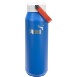 PUMA unisex-adult 32oz Insulated Stainless Steel Water Bottle With Carry Handle(Team Royal/Red)