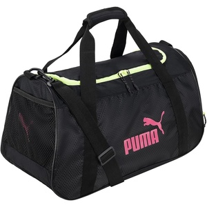 PUMA womens Evercat Candidate duffel bags, Black/Rose Gold, One Size US(Black/Bright Pink)