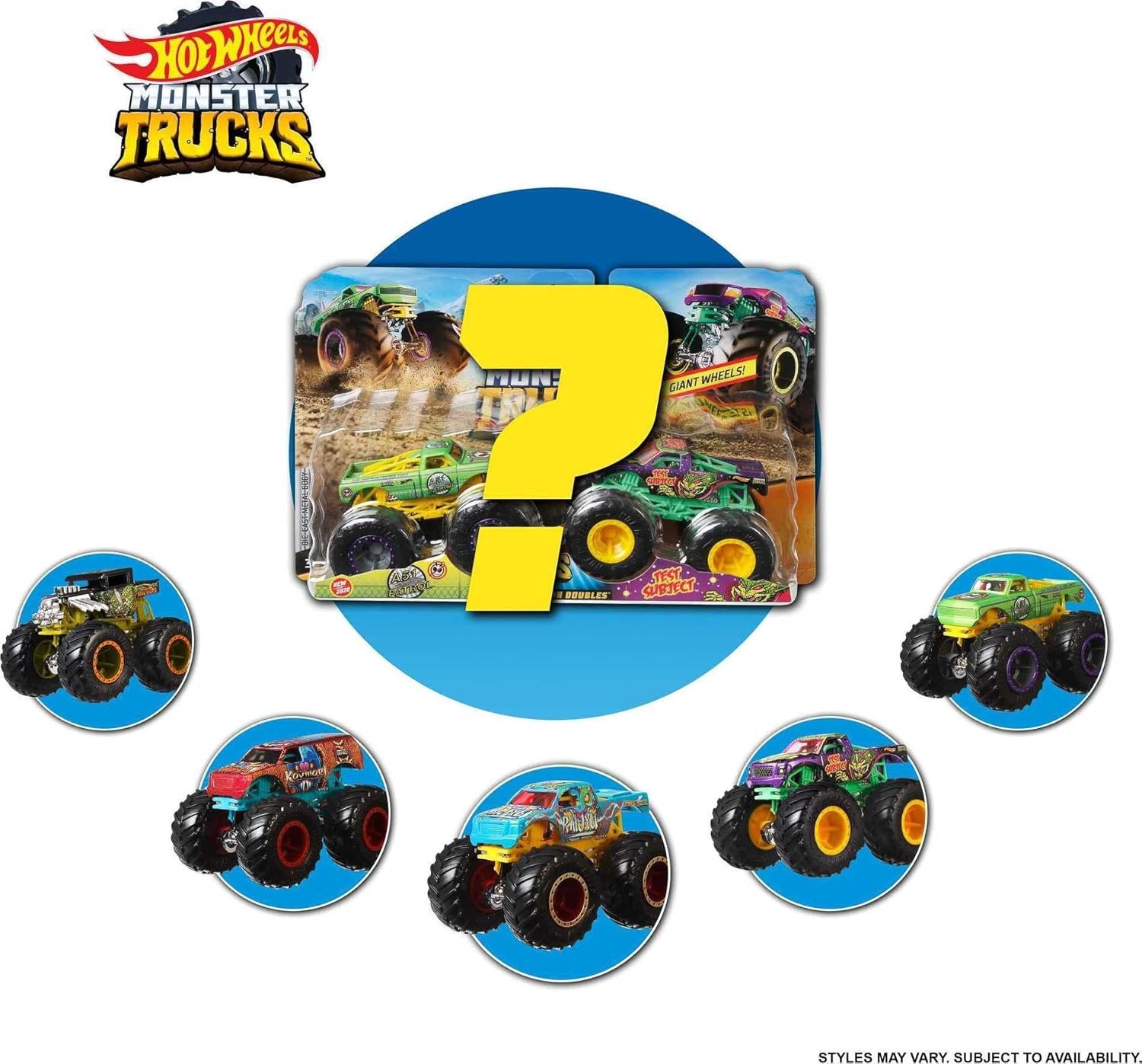 image:imageHot Wheels Monster Trucks 164 Scale DieCast Ultimate Chaos 12 Pack Toy Vehicles for Kids Ages 3 years and older Amazon Exclusive2Pack Demolition